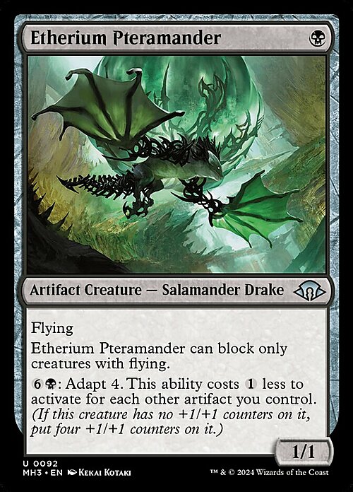 Etherium Pteramander Card Front