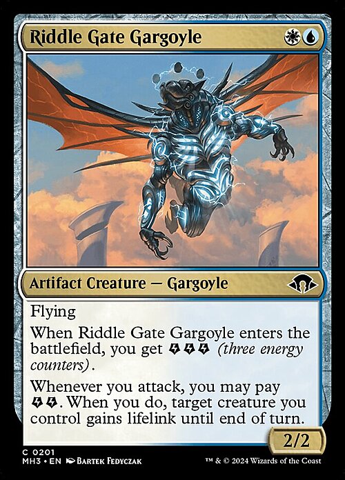 Riddle Gate Gargoyle Card Front