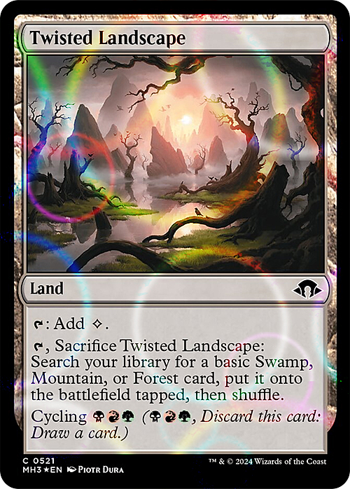 Twisted Landscape Card Front