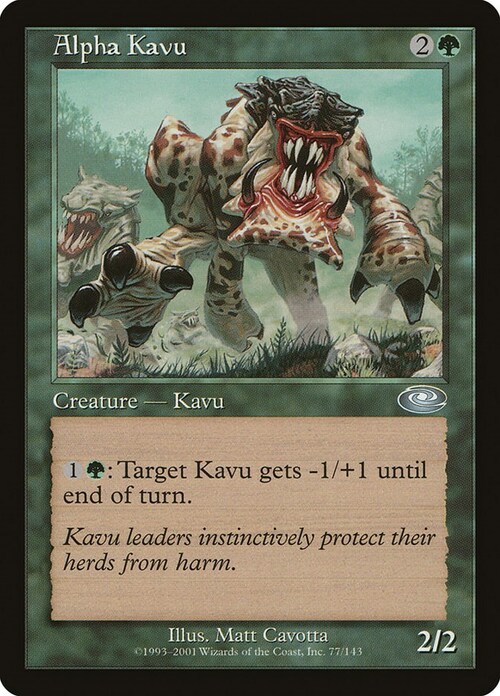 Alpha Kavu Card Front