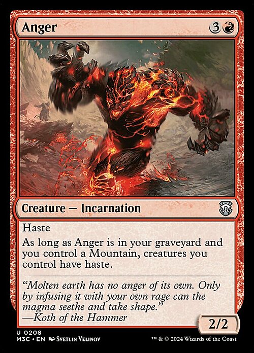 Anger Card Front