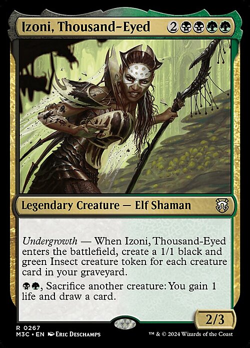 Izoni, Thousand-Eyed Card Front