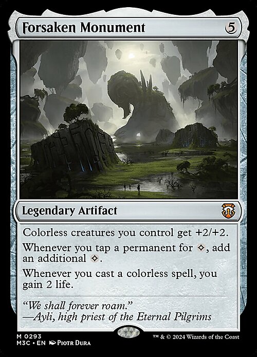 Forsaken Monument Card Front