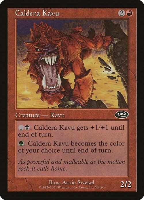 Caldera Kavu Card Front