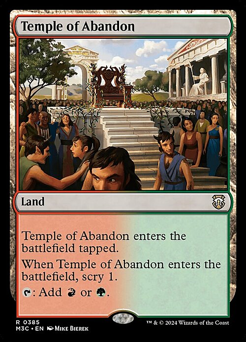 Temple of Abandon Card Front