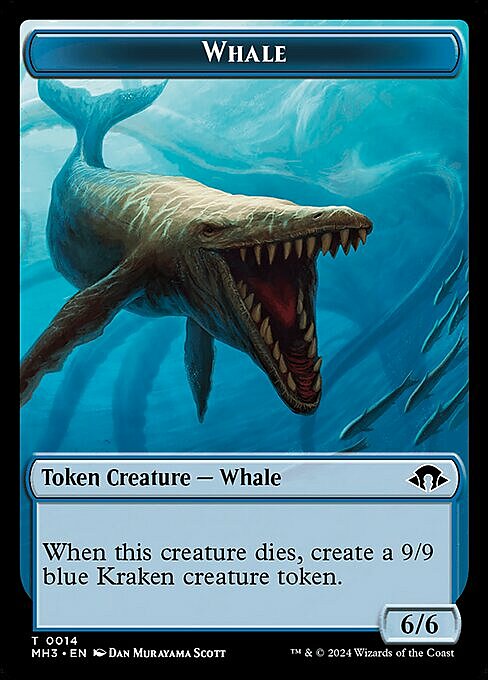 Whale Card Front