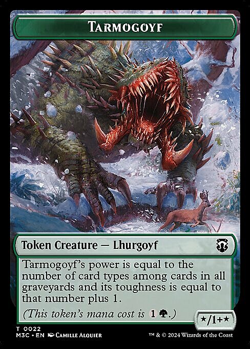 Tarmogoyf // Saproling Card Front