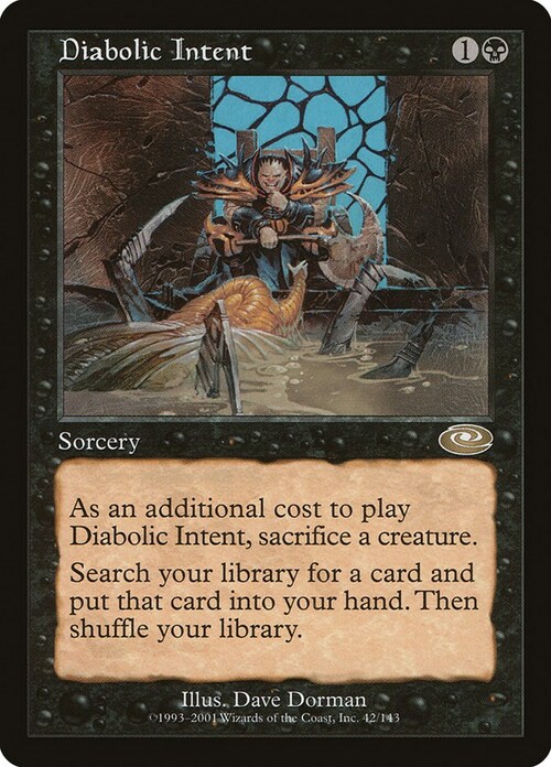 Diabolic Intent Card Front