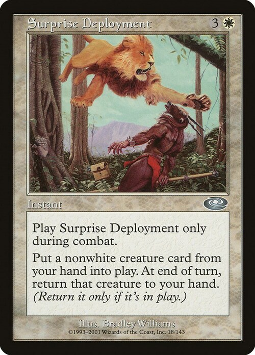 Surprise Deployment Card Front