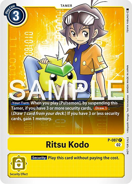 Ritsu Kodo Card Front