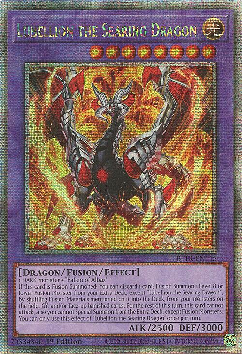 Lubellion the Searing Dragon Card Front