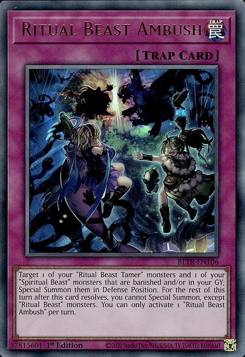 Ritual Beast Ambush Card Front