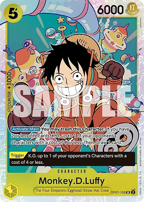 Monkey.D.Luffy Card Front