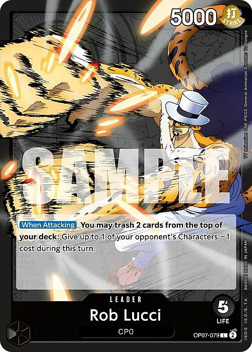 Rob Lucci Card Front