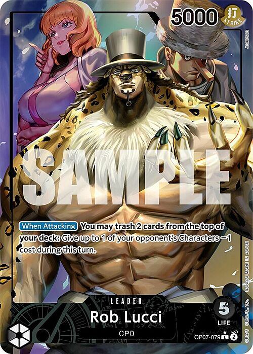 Rob Lucci Card Front