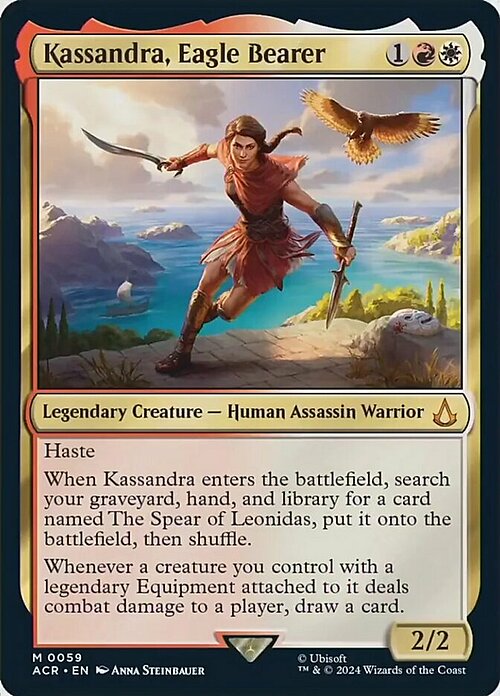 Kassandra, Eagle Bearer Card Front