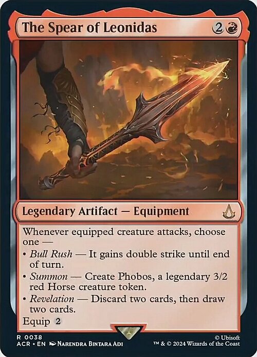 The Spear of Leonidas Card Front