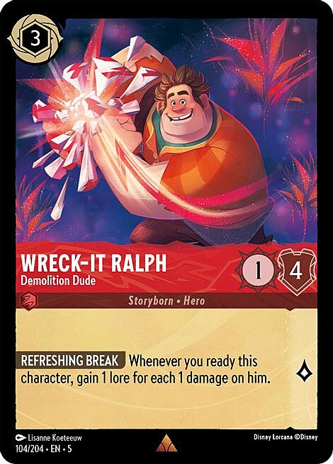 Wreck-It Ralph - Demolition Dude Card Front