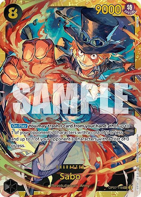 Sabo Card Front