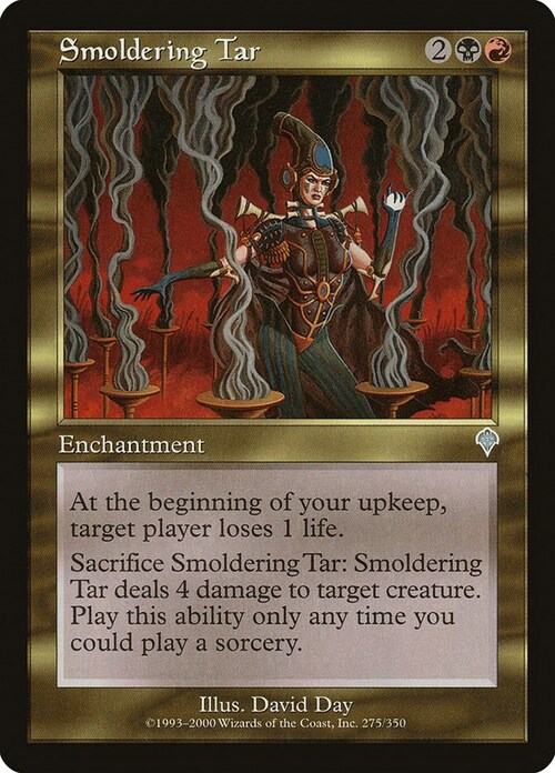 Smoldering Tar Card Front