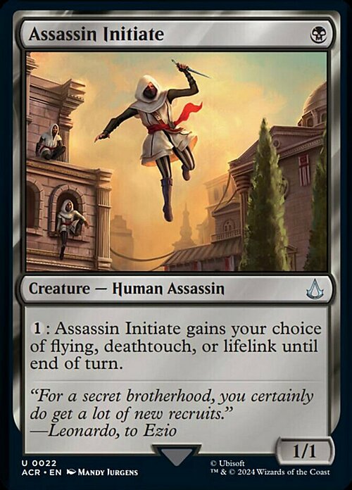 Assassin Initiate Card Front