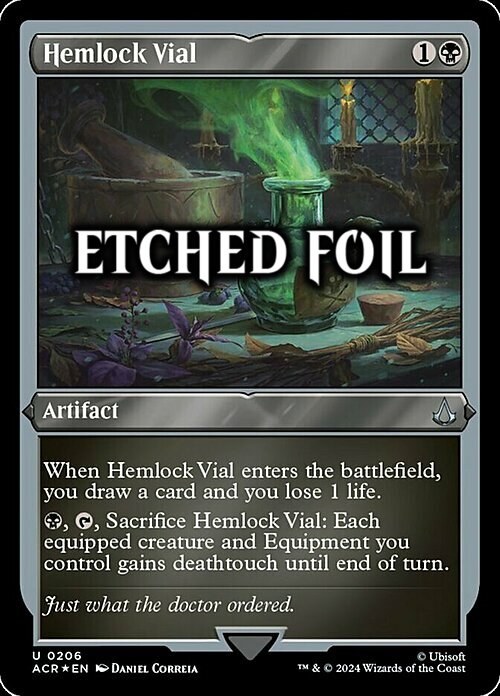 Hemlock Vial Card Front