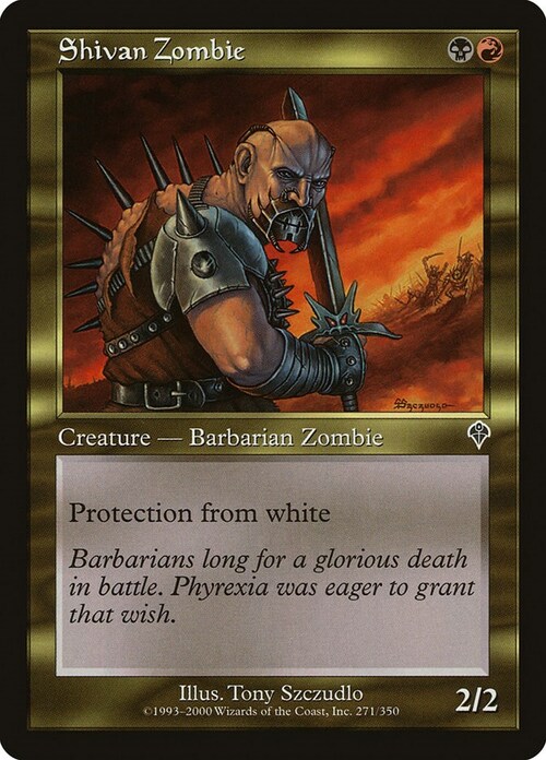 Shivan Zombie Card Front