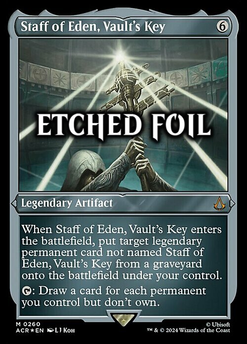 Staff of Eden, Vault's Key Card Front