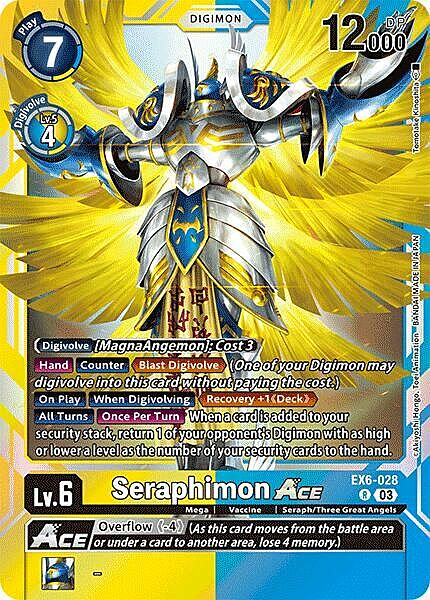 Seraphimon Ace Card Front