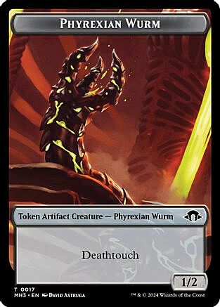 Phyrexian Wurm // Energy Reserve Card Front