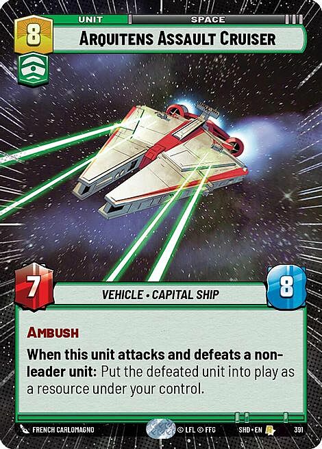 Arquitens Assault Cruiser Card Front