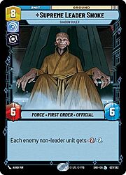 Supreme Leader Snoke - Shadow Ruler