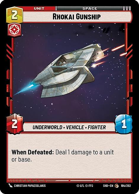 Rhokai Gunship Card Front