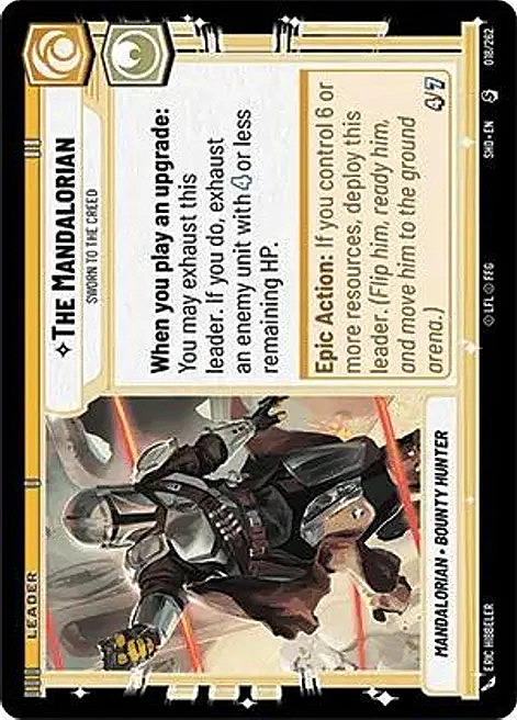 The Mandalorian - Sworn To The Creed Card Front