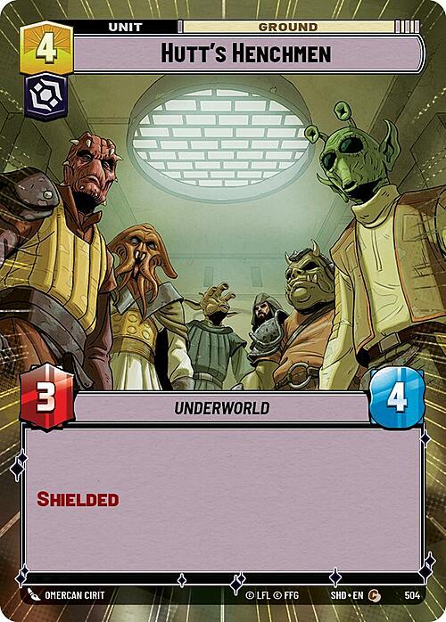 Hutt's Henchmen Card Front