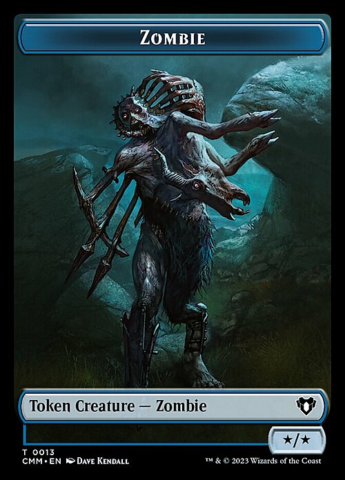 Zombie // Treasure Card Front