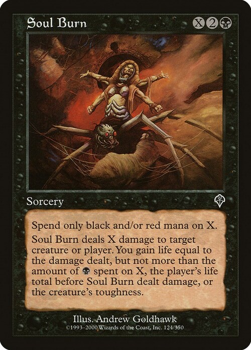 Soul Burn Card Front