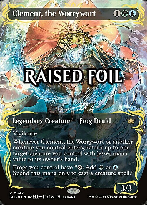 Clement, the Worrywort Card Front