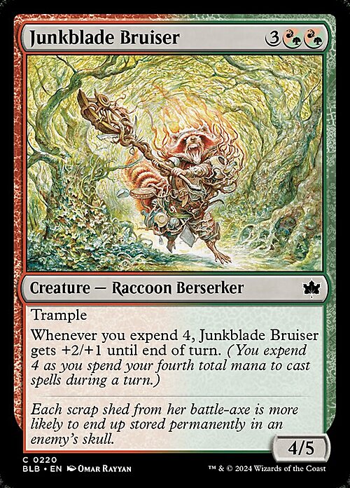 Junkblade Bruiser Card Front