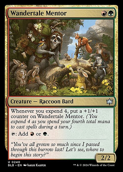 Wandertale Mentor Card Front