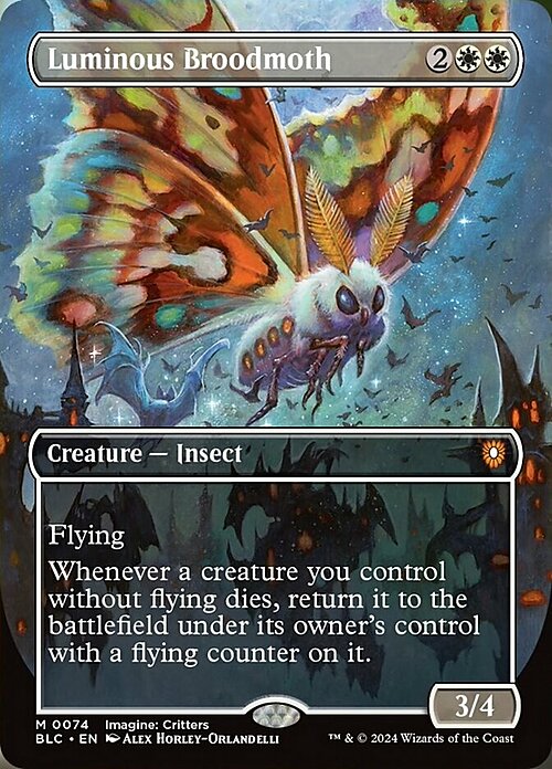 Luminous Broodmoth Card Front