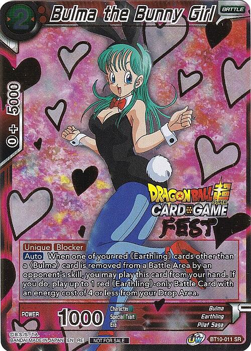 Bulma the Bunny Girl Card Front