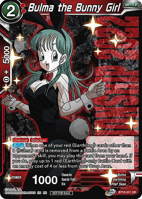 Bulma the Bunny Girl Card Front