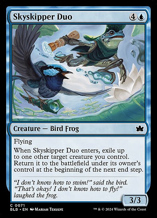 Skyskipper Duo Card Front