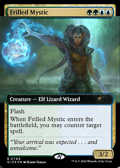 Frilled Mystic Card Front