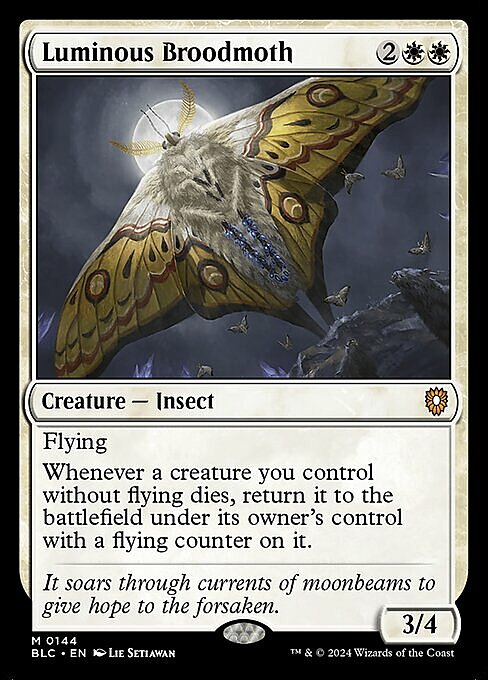 Luminous Broodmoth Card Front