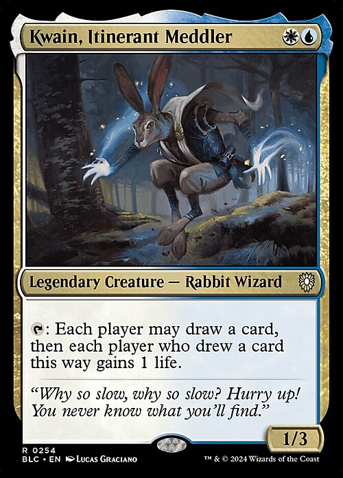 Kwain, Itinerant Meddler Card Front