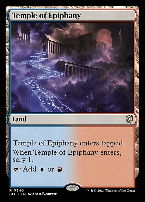 Temple of Epiphany Card Front