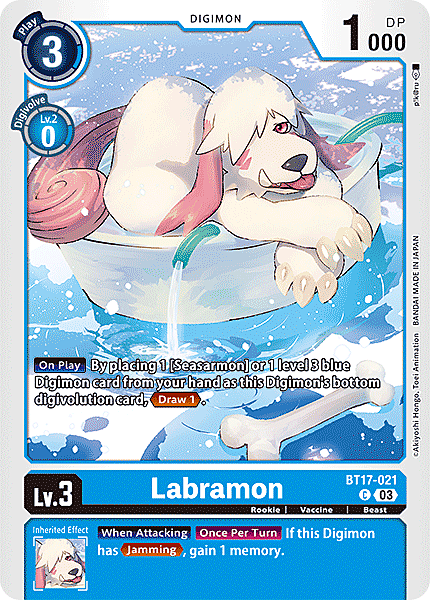 Labramon Card Front