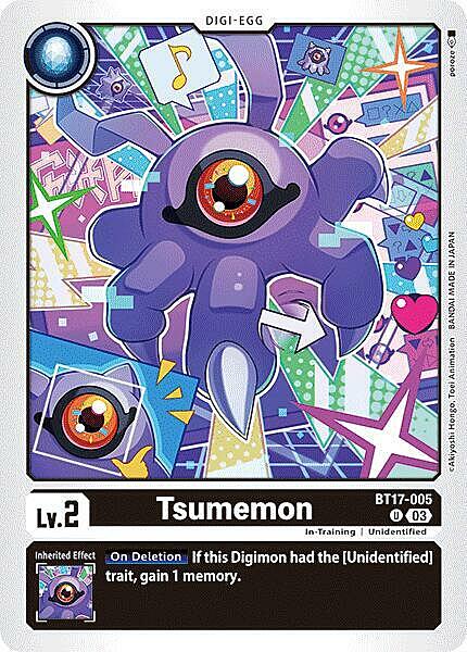 Tsumemon Card Front